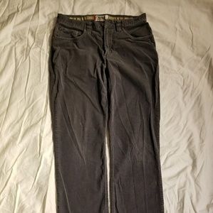 Grey corduroy pants Size: 34,32